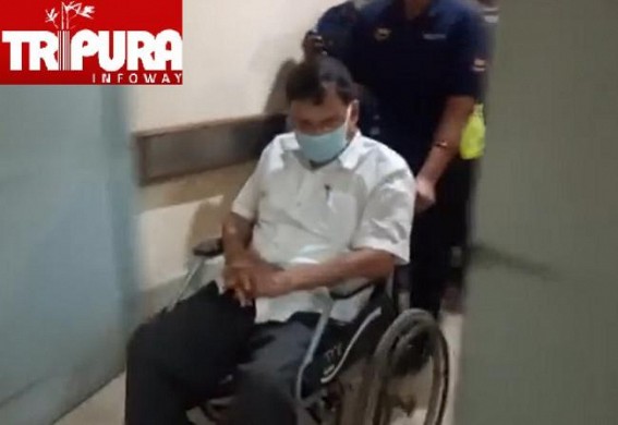 Attacked, Injured Badal Choudhury brought to GB hospital for Treatment, taken for CT Scan Attacked, Injured Badal Choudhury brought to GB hospital for Treatment, taken for CT Scan